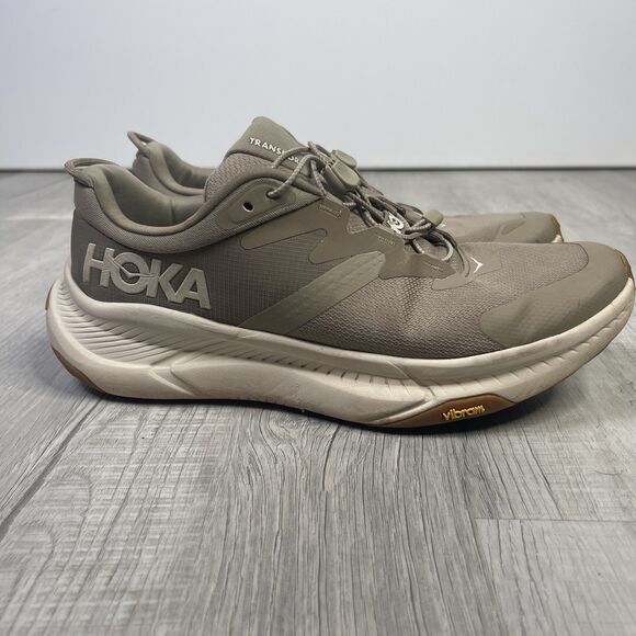 Hoka 1123153-DEGG Transport Running Shoes for Men - Dune/Eggnog 9.5 D Men’s A - Picture 4 of 10